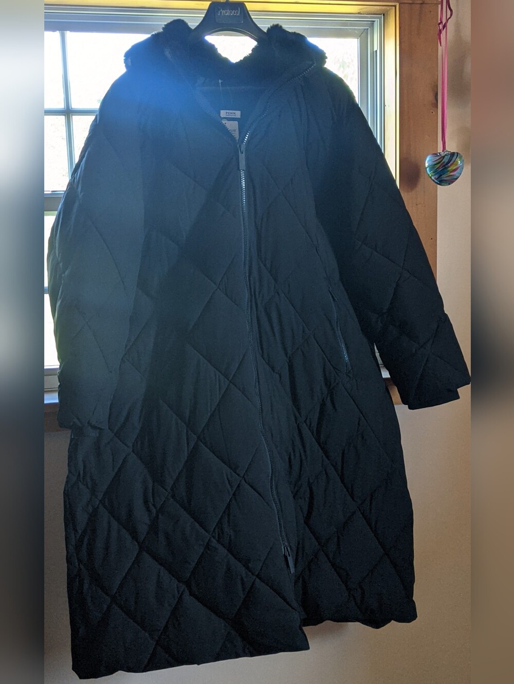 🆕 *NWT* Penningtons Black Diamond Quilted Winter Puffer Jacket 4X ❄️🔷
